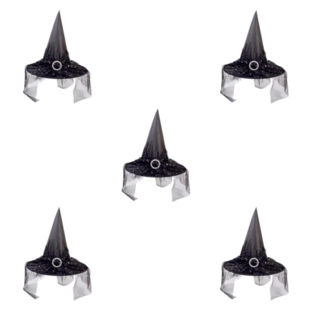 Naiovety Sombreros de brujas para adultos combinados: accesorios de fiesta elegantes y resistentes para Halloween, duraderos y no negros Type2 NO2