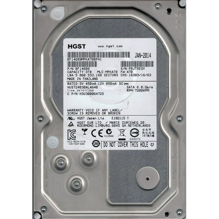 HGST HUS724030ALA640 P/N: 0F14689 MLC: MPKA70 3TB