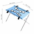 thumbnail image 2 of 20.5*15.7'' Dog Grooming Hammock Stand, Foldable Pet Bath Holder Shower Chair, Iron Pet Bath Stool for Small & Medium Dogs Cats With Washable Mesh, Joint Support During Bathing Salon Use(Gray), 2 of 4