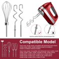 thumbnail image 4 of Juego de 6 accesorios para batidora de mano de acero inoxidable Kitchenaid, 4 of 7