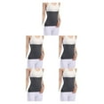 thumbnail image 3 of Ruiboury Warm And Stylish Waist Warmer Band For Added Support Breathable Back Warmer Belt thickened grey M 5Set, 3 of 6