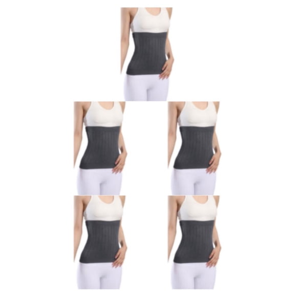 Soidarity Manténgase cómodo y apoyado Cintura elástica Soporte de espalda para dolores y molestias Amigable con la piel y engrosada gris XL Type2 NO2
