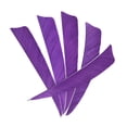 thumbnail image 3 of Paletas de flecha de tiro con arco de 3 pulgadas, paletas de flecha de de pavo para ejes de flecha Púrpura Cola Tiro con arco Fletching Vanes, 3 of 8