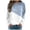 Light Blue, variant on Oversized Tshirts for Women Graphic Winter Fall Loose Crew Neck Long Sleeve Blouson Drop Shoulder Colorblock Leisure Cotton Sweatshirts Pullovers(Light Purple,XXL)