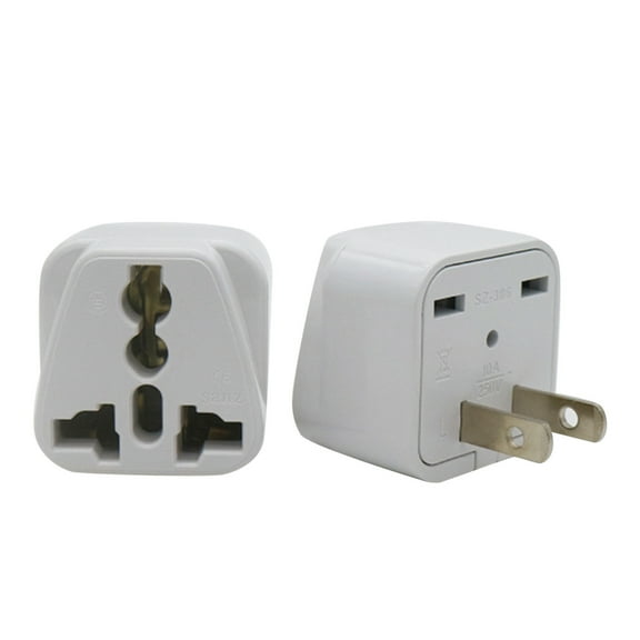Universal Travel Plug Adapter 3 Pin Design for 5-15P Electrical Standard AC Power Converter with 10A 250V International Compatibility
