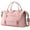 Pink 02, variant on Lomyolo Women's Travel Duffle Bag - Large Weekender Bag Tote with Shoe Compartment Waterproof Pocket Carry-On Luggage Bag for Overnight Trips, Yoga,Gym,Sports & Dance Hospital-Pink