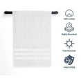 thumbnail image 3 of 100% Cotton Bath Towels Pack of 4 - Extra Plush & Absorbent White Bath Towels - 56" x 28" - 650 GSM, 3 of 4