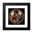 thumbnail image 2 of Tommaso 15x15 Black Modern Framed Museum Art Print Titled - Virgin Adoring the Christ Child with St. John the Baptist and Two Angels (circa 1500-1520), 2 of 5