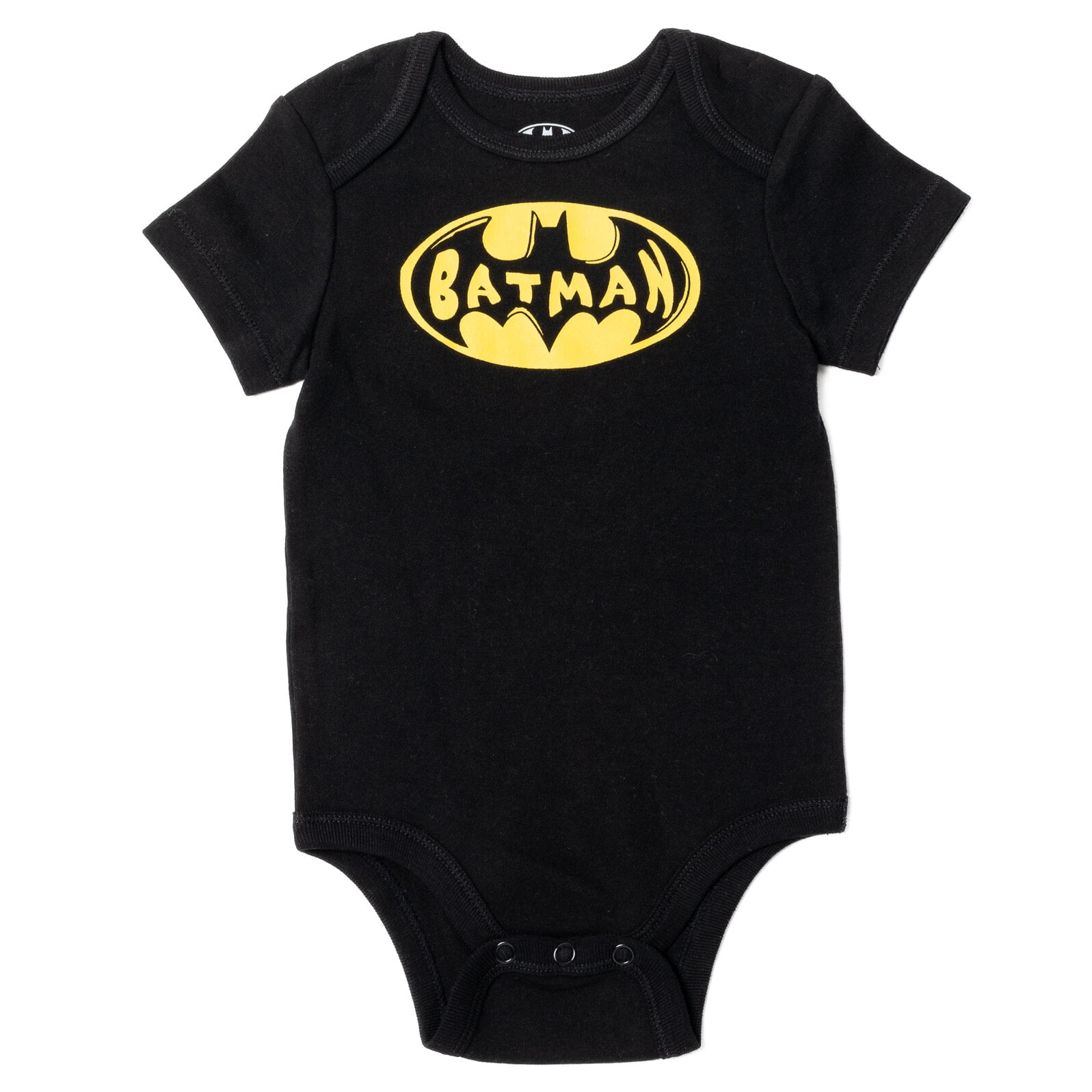 DC Comics Justice League Batman Infant Baby Boys Bodysuit Pants and Hat 3 Piece Outfit Set Newborn to Infant