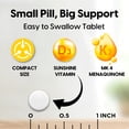 thumbnail image 4 of Mason Natural Vitamin K2 100 mcg Plus Vitamin D3, 100 Tablets, 4 of 7