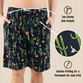 thumbnail image 5 of LazyOne Pajama Shorts For Men, Men's Separate Bottoms, Cotton Loungewear, Western, Skull (Cactus, X-Large), 5 of 7