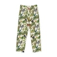 thumbnail image 6 of Uemuo Jungle Animals Pattern Men's Wide Leg Palazzo Lounge Pants with Pockets Light Weight Loose Comfy Casual Pajama Pants-Large, 6 of 9