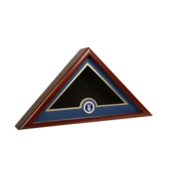 Allied Frame US Air Force Interment Burial Flag Display Case with Air Force Medallion