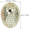 thumbnail image 3 of Fiudx Huevos de Cristal Espejado, Juego de Bolas Reflectantes Decorativas, Adornos de Espuma Duraderos, Adornos Colgantes Versátiles para Fiestas, Decoración Festiva de Pascua, Uso En Interiores y Ex, 3 of 6