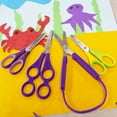 thumbnail image 6 of Ashton and Wright - Self-Opening Scissors with Protective Guard - Purple - Ambidextrous - Pack of 3, 6 of 6
