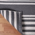 thumbnail image 4 of Modern Stripes Indoor/ Outdoor Area Rug, 5'5" x 7'5", Grey, 4 of 9