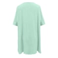 thumbnail image 5 of Bibifish Womens T Shirt Boat Neck Short Sleeve Oversized softTops Soft Casual Summer Tees, 5 of 6