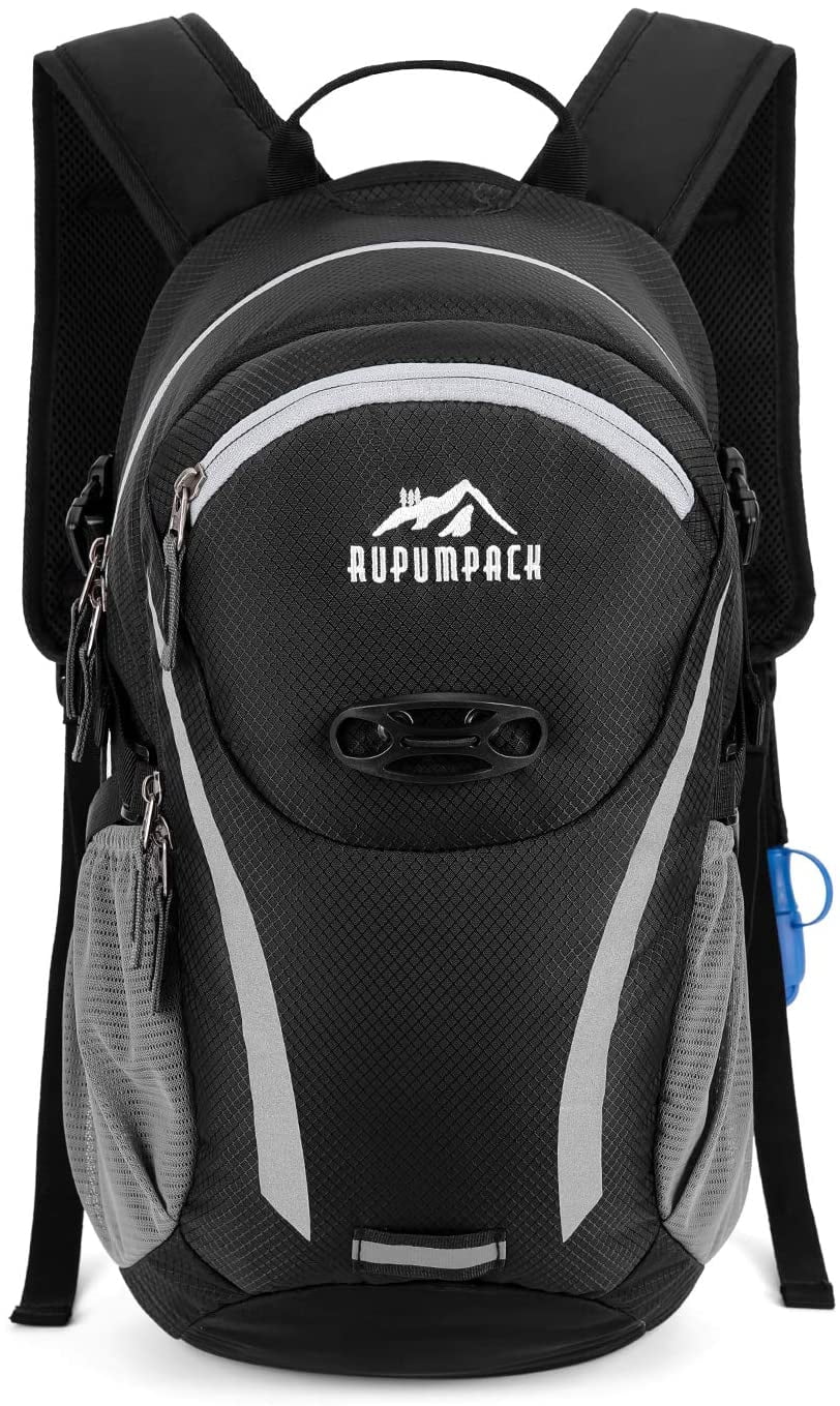 RUPUMPACK Hydration Running Vest Pack with 2L Water Bladder Lightweight Insulated Backpack for Men Women Kids Trail Biking Hiking Cycling 