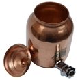 thumbnail image 3 of Marshal Wallet OM SHRI OM Copper Hammered 2 L Stainless Artisan Crafted Beverage Dispenser, 3 of 6