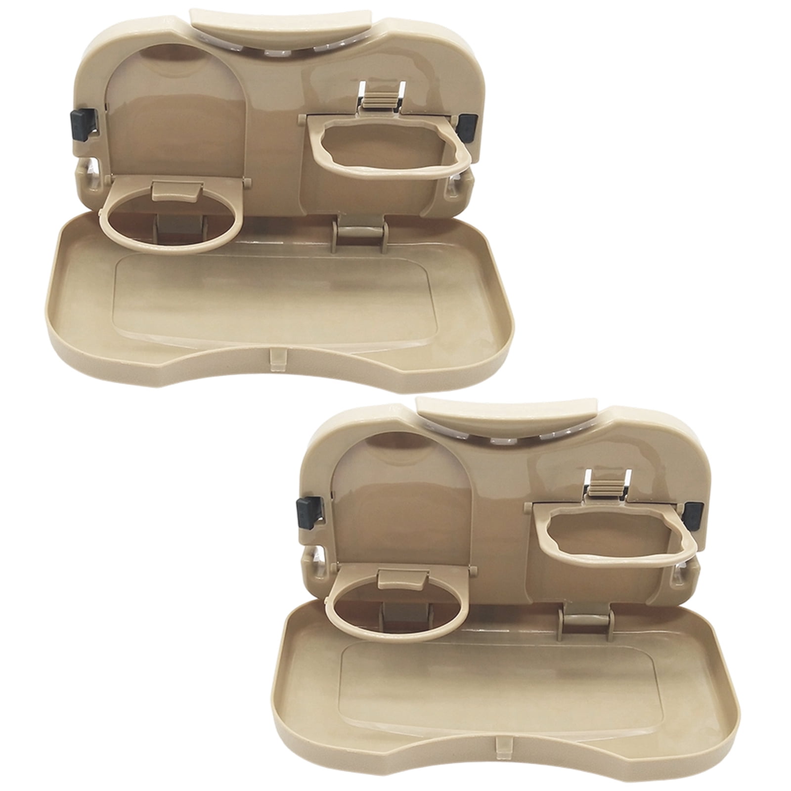Multipurpose Car Seat Back Organizers Tray Foldable Design Cup Holder For Road Trip Office Use Vehicles