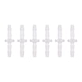 thumbnail image 1 of Labymos 6-Pièces Forme Droite Tuyau Tuyau Tuyau Raccord Eau Aquarium Air Tubes Connecteurs, 1 of 7