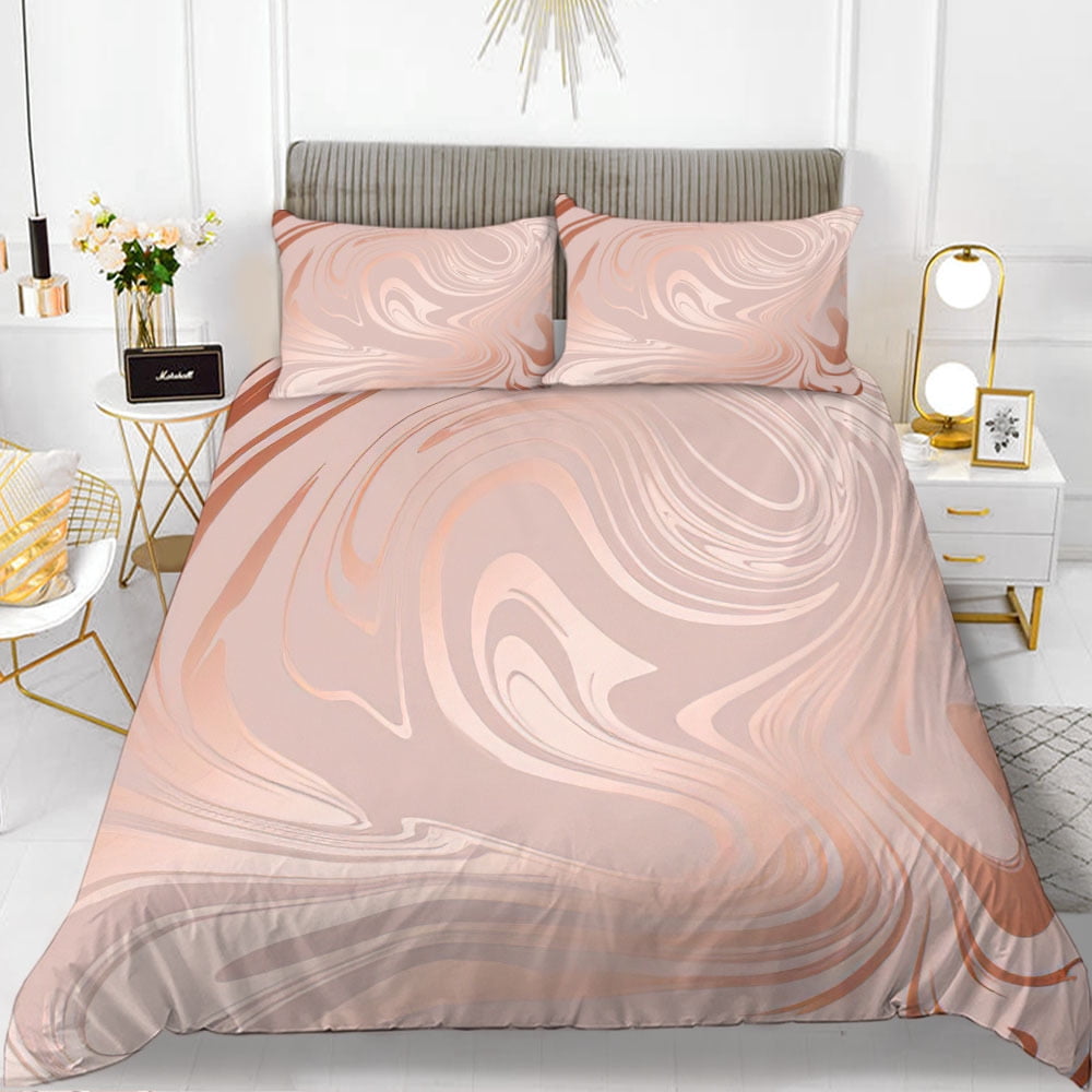 Light pink comforter set queen size double bed 100 cotton light pink