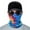 Rainbow Tie-Dye, variant on Tubo Unisex Multi-Use Gaiter Mask - UV Protecting Face Bandanna (American Flag 1)