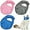 Blue, Pink, Gray, variant on Lsupdaol 3 Pieces Cat Muzzles Breathable Mesh Muzzles Cat Grooming Restraint Bags with Muzzle Anti Bite Anti Meow to Prevent from Biting(Blue, Pink, Gray)