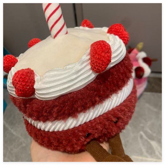 Juguete de Peluche Relleno Premium: Muñeca de Comida Suave, Decoración & Regalo para Todos (San Valentín, Cumpleaños)