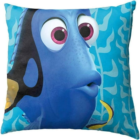 12 Inch Square Toss Pillow - Disney Pixar Finding Dory Blue Water 12