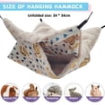 thumbnail image 2 of Hamaca colgante para mascotas, animales pequeños, hurón, litera, jaula, juguete para hámster, 2 of 7