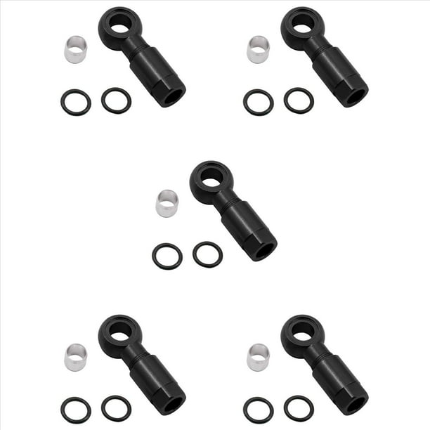 5X Cabeza de Olivo Aguja de Manguera de Freno de Disco HidráUlico de Bicicleta para XTR Accesorios de Freno de Ciclismo Negro