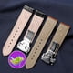 thumbnail image 5 of Correa de reloj de piel de vaca de 20 mm y 22 mm con hebilla plegable y correa negra y marrón para pulsera de hombre Hamilton Khaki Aviation Classic Series, 5 of 5