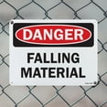 thumbnail image 4 of Falling Material OSHA Danger Rigid Plastic Sign 24 Inch x 18 Inch - 5 Pack, 4 of 8