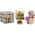 thumbnail image 2 of Minecraft Build-A-Mini 3-Pack Pack Zombie Husk, Llama, Spawning Blaze, 2 of 4