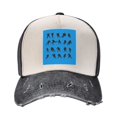 thumbnail image 2 of Ice Hockey Distressed Baseball Cap Dad Hats for Men Women Vintage Trucker Hat Low Profile Ball Caps, 2 of 7