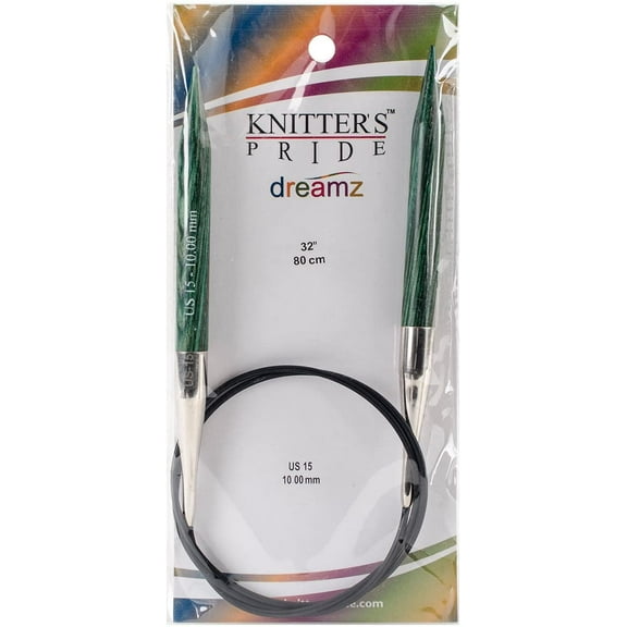 Knitter's Pride Dreamz 32" Fixed Circular Knitting Needle - US 15, 10.0mm