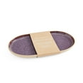 thumbnail image 5 of Portmeirion Minerals Oval Dish (12"x 6.4") - Stoneware Tableware with Unique Amethyst Glaze - Contemporary Dining & Essential Scandinavian Entertaining, Durable Ceramic Server for Meals & Gatherings, 5 of 7