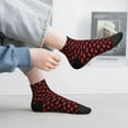 thumbnail image 2 of Pofeuu Sexy Red Lips Kiss Print 30cm Socks, Adult Running Hiking Socks for Youth and Adult, 2 of 7