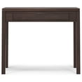 thumbnail image 6 of Simpli Home Hollander 38 inch Wide Solid Wood Contemporary Small Desk in Warm Walnut Brown, 6 of 13