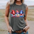 thumbnail image 4 of Qiopertar Blouse Sans Manches Imprimée Mode Décontractée pour Femmes Col Rond Sexy Pull-Over Slim Offres de la Semaine Liquidation à Moins de 5$ jusqu'à 90 % de Réduction, 4 of 4