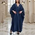 thumbnail image 5 of Taqqpue Kaftan Dresses for Women Solid Color Plus Size Bathing Suit Cover up Caftan Maxi Beach Dresses, 5 of 7