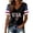 v#11Black40, variant on Women'S T-Shirts Stripes & Stars Pattern USA 1776-2026 Letter Print V Neck Short Sleeve For 4Th Of July Everyday Wear Vintage Tees,Black,L