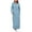 Light Blue, variant on Winter Dresses for Women Solid Drawstring Hooded Long Sleeve Sweatshirt Dress With Pocket Hoodies Casual Dress