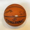 thumbnail image 3 of Lebron James  Dwyane Wade Signed NBA Official Game Basketball UDA  JSA COA, 3 of 9