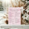thumbnail image 4 of SNOWFLAKES — WHAT'S ON YOUR PHONE Baby Shower Game — Pack of 25 —WINTER PINK Girl Baby Shower Game, Baby It’s Cold Frost Holiday Christmas Theme Baby Shower Activity Couples Co-ed Shower G780-PHN, 4 of 6