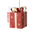 thumbnail image 4 of Todaioua Christmas Hanging Decorations, Metal Shiny Mini Boxes Ornaments, Christmas Tree Decoration,Metal Ornaments, for Christmas Tree Hanging Decorations, 4 of 5