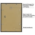 thumbnail image 3 of Americanflat 15x20 Picture Frame with Polished Plexiglass Streamline Collection Thin Border Wall - Black, 3 of 8