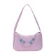 thumbnail image 2 of Bolso de hombro pa mujer y niña, bolso informal pa , bolso pa axilas PU , púrpura Violeta Hugo monedero de paja, 2 of 9