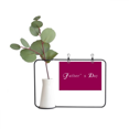 thumbnail image 1 of Happy Father Day Happiness Thanks Metal Picture Frame Cerac Vase Decor, 1 of 3